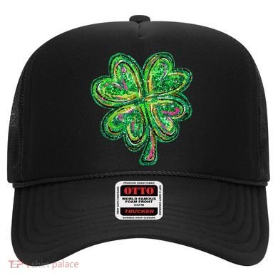 Shamrock Effect St Patricks Day Four Leaf Clover Hat