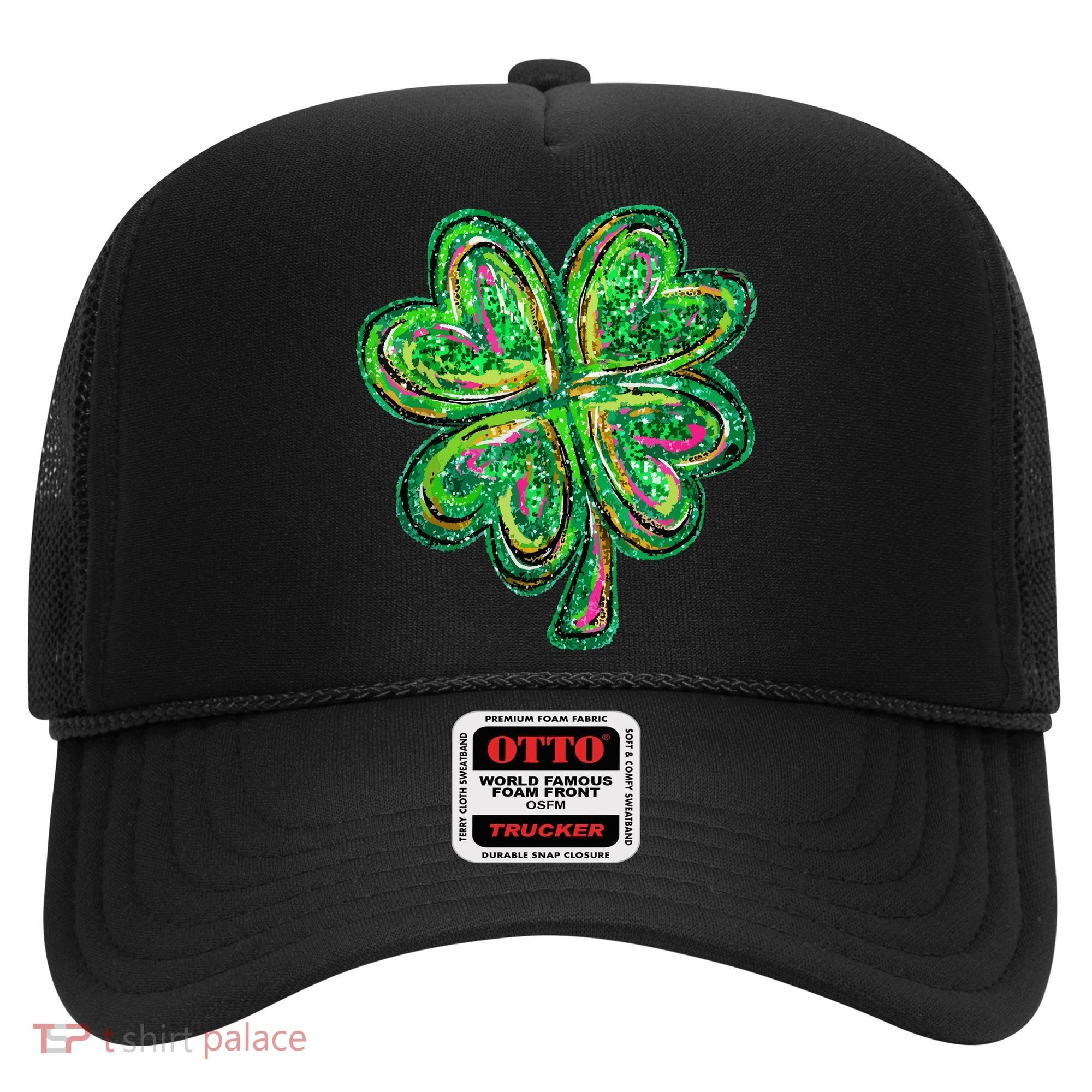 Shamrock Effect St Patricks Day Four Leaf Clover Hat