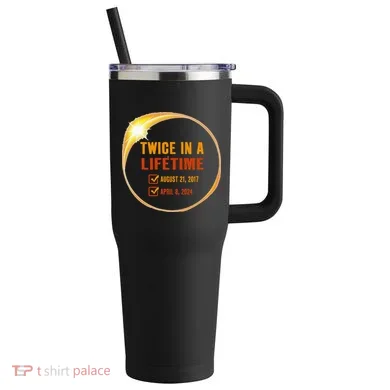 Solar Eclipse 40oz Vacuum Insulated Stainless Steel Travel Tumbler