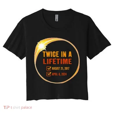 Solar Eclipse Women's Crop Top Tee