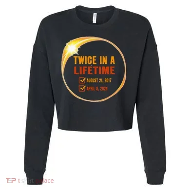 Solar Eclipse Cropped Pullover Crew