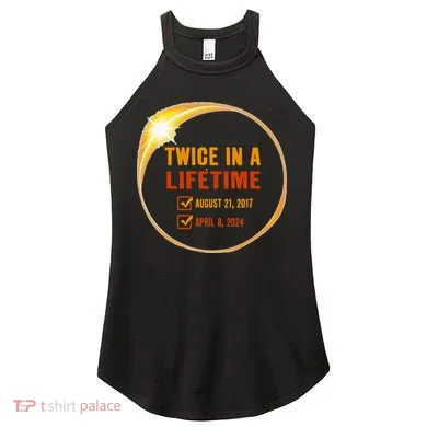 Solar Eclipse Women's Perfect Tri Rocker Tank
