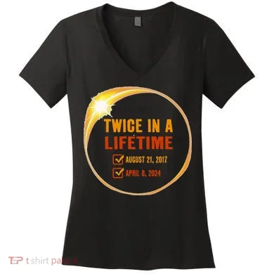 Solar Eclipse Women's V-Neck T-Shirt