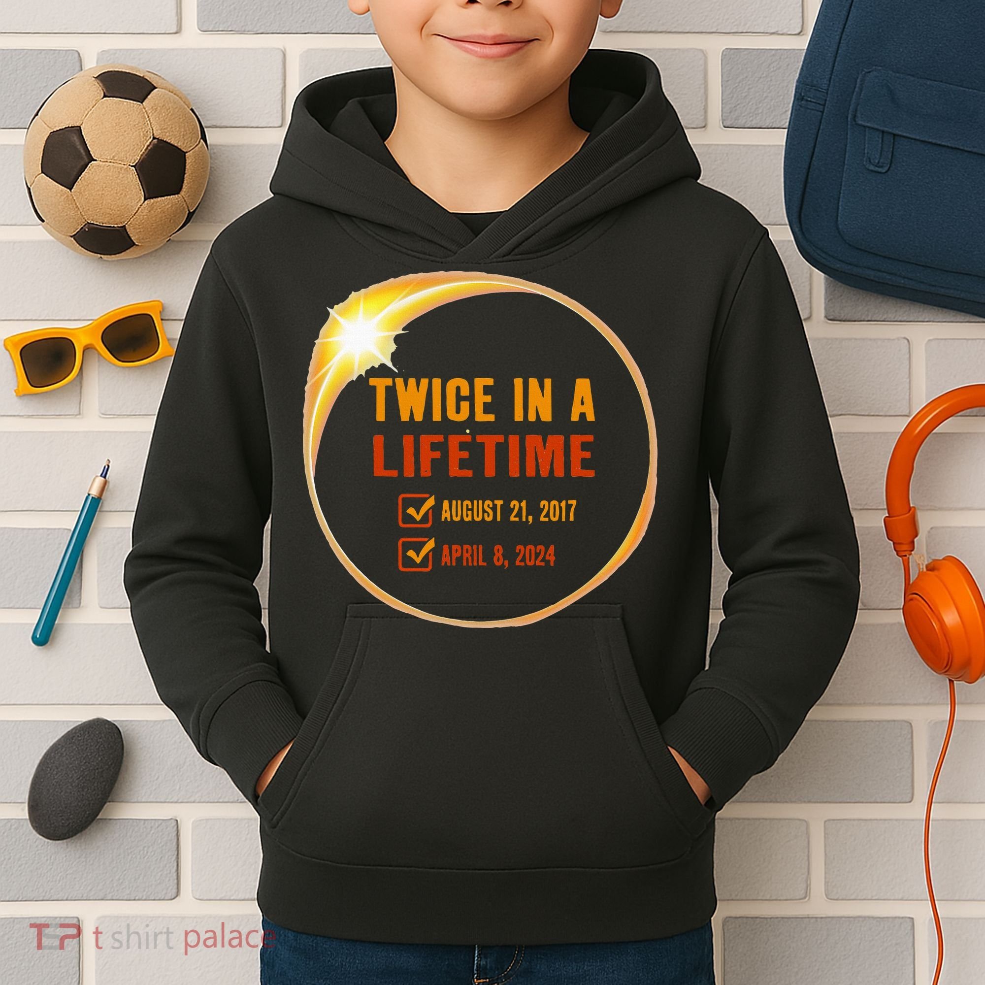 Solar Eclipse Kids Hoodie
