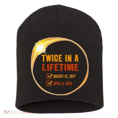 Solar Eclipse Short Acrylic Beanie