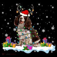 Santa English Springer Spaniel Christmas Santa Reindeer Dog Great Gift Coffee Mug thumb 5