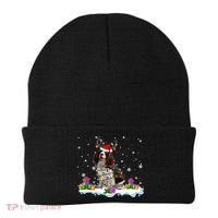Santa English Springer Spaniel Christmas Santa Reindeer Dog Great Gift Beanie thumb 0