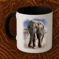 Safari Elephant Coffee Mug thumb 2