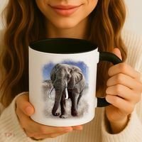 Safari Elephant Coffee Mug thumb 3