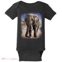 Safari Elephant Baby Bodysuit thumb 0