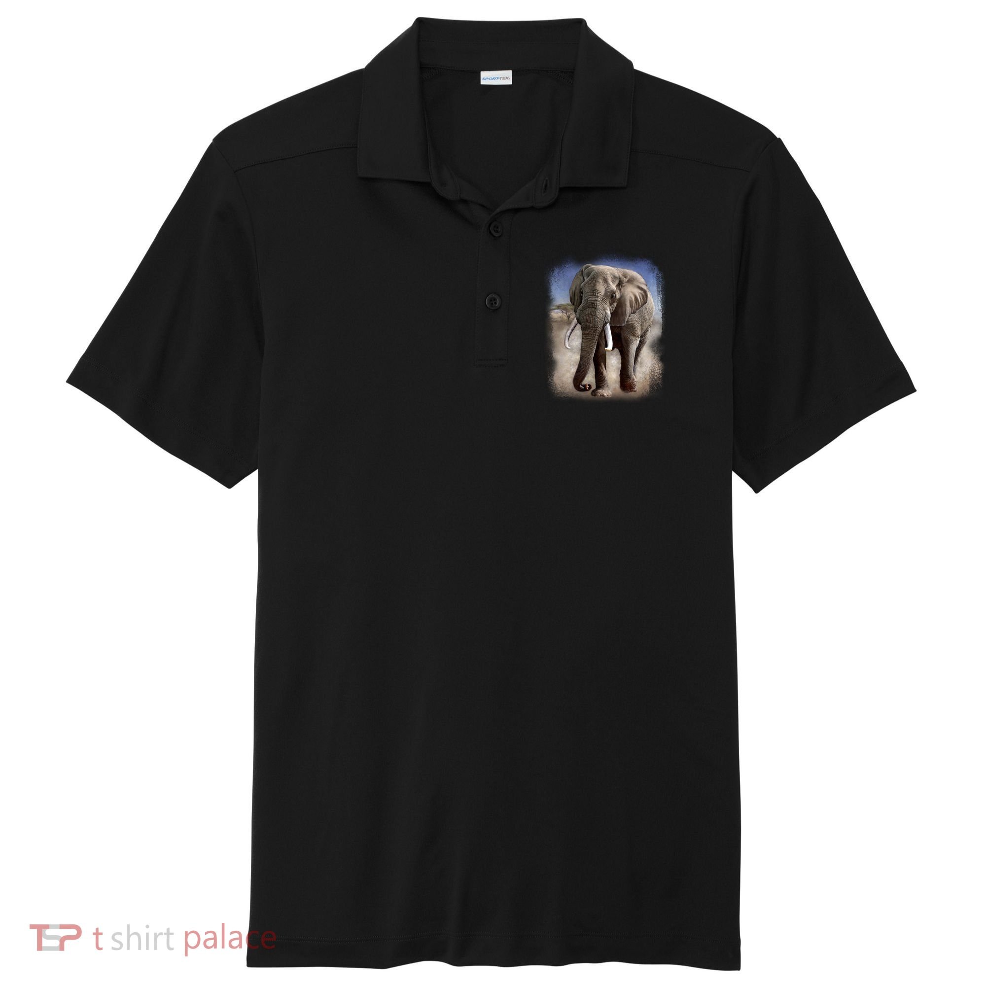 Safari Elephant Sport-Tek Posi-UV Pro Polo