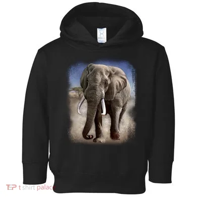 Safari Elephant Toddler Hoodie