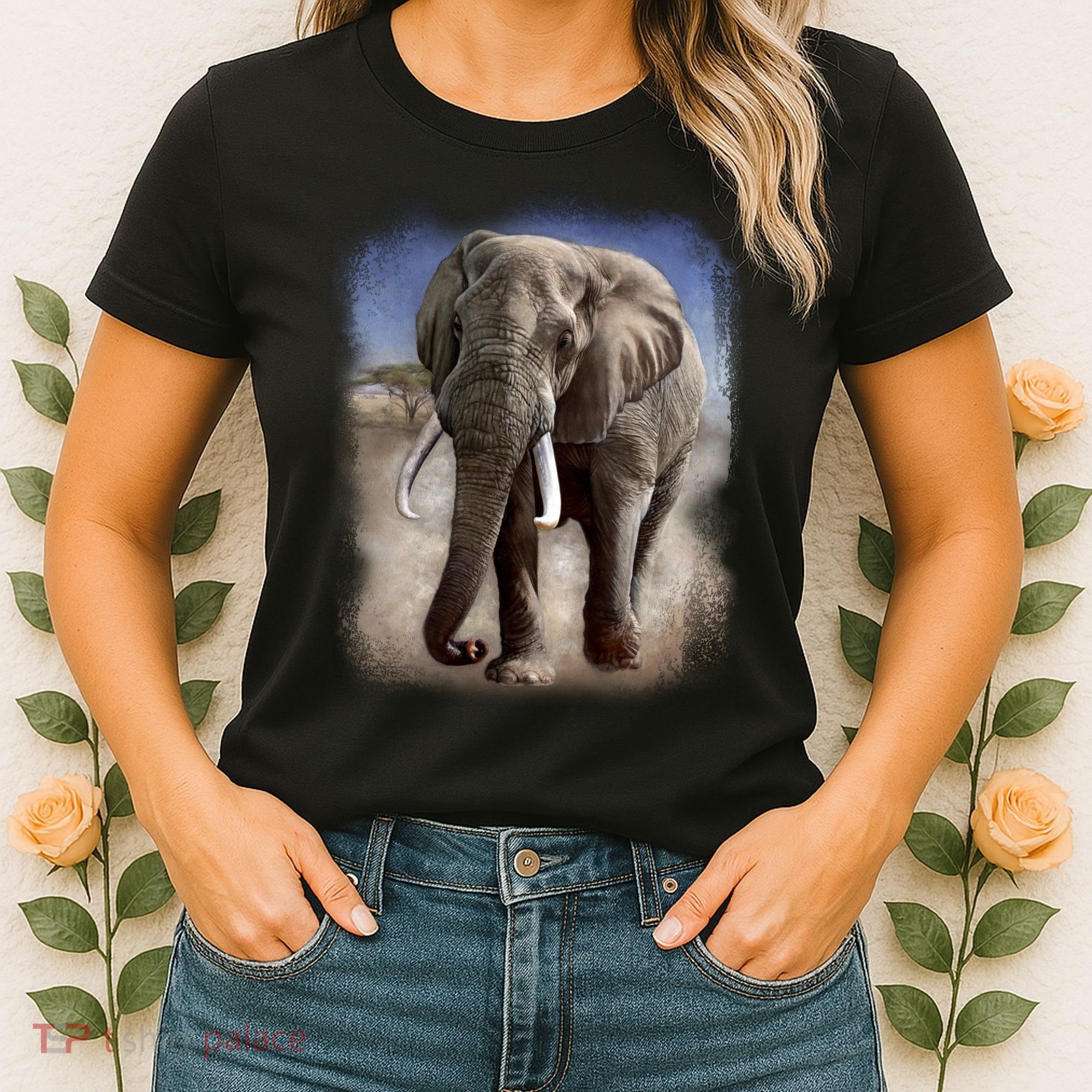 Safari Elephant Women's T-Shirt