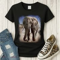 Safari Elephant Women's T-Shirt thumb 3