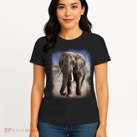 Safari Elephant Women's T-Shirt thumb 4