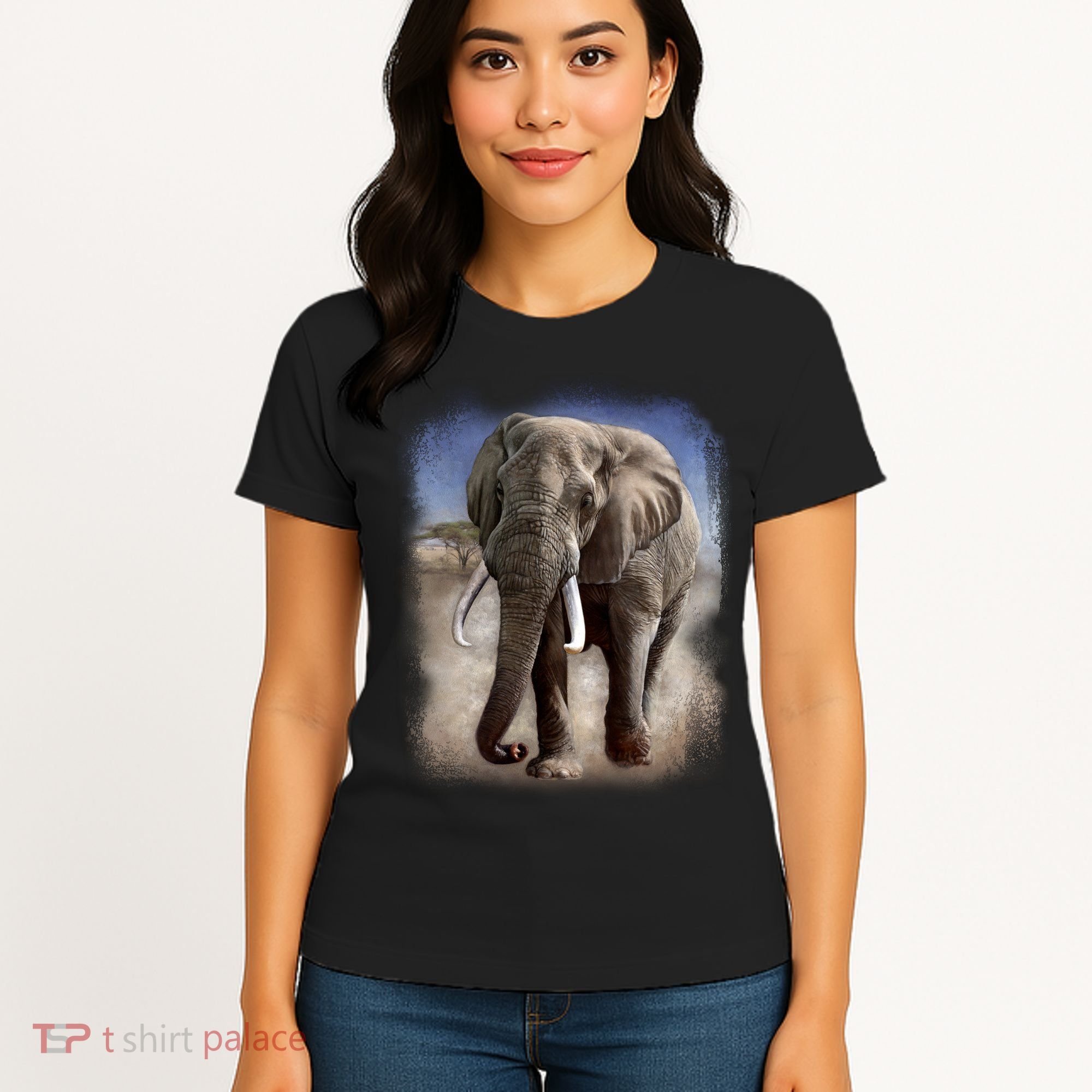 Safari Elephant Women's T-Shirt