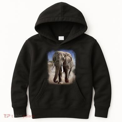 Safari Elephant Kids Hoodie