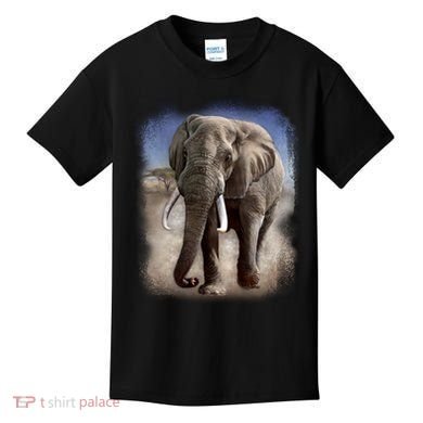 Safari Elephant Kids T-Shirt