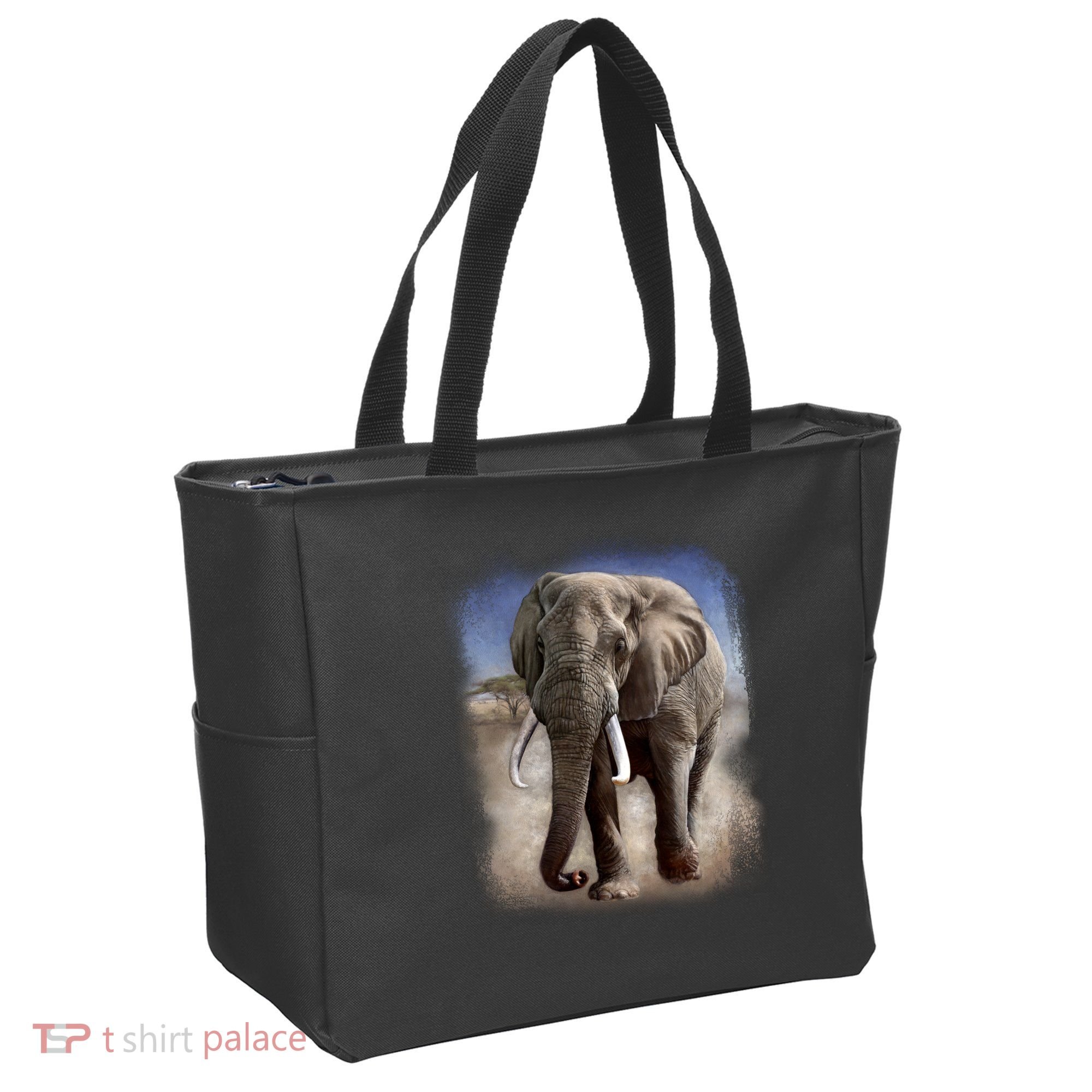 Safari Elephant Tote Bag