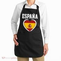 Spain & Espana Soccer & Football Flag Apron thumb 2