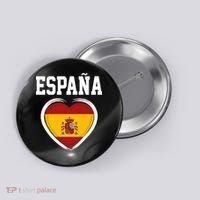 Spain & Espana Soccer & Football Flag Button thumb 0
