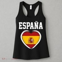 Spain & Espana Soccer & Football Flag Women's Tank Top thumb 3