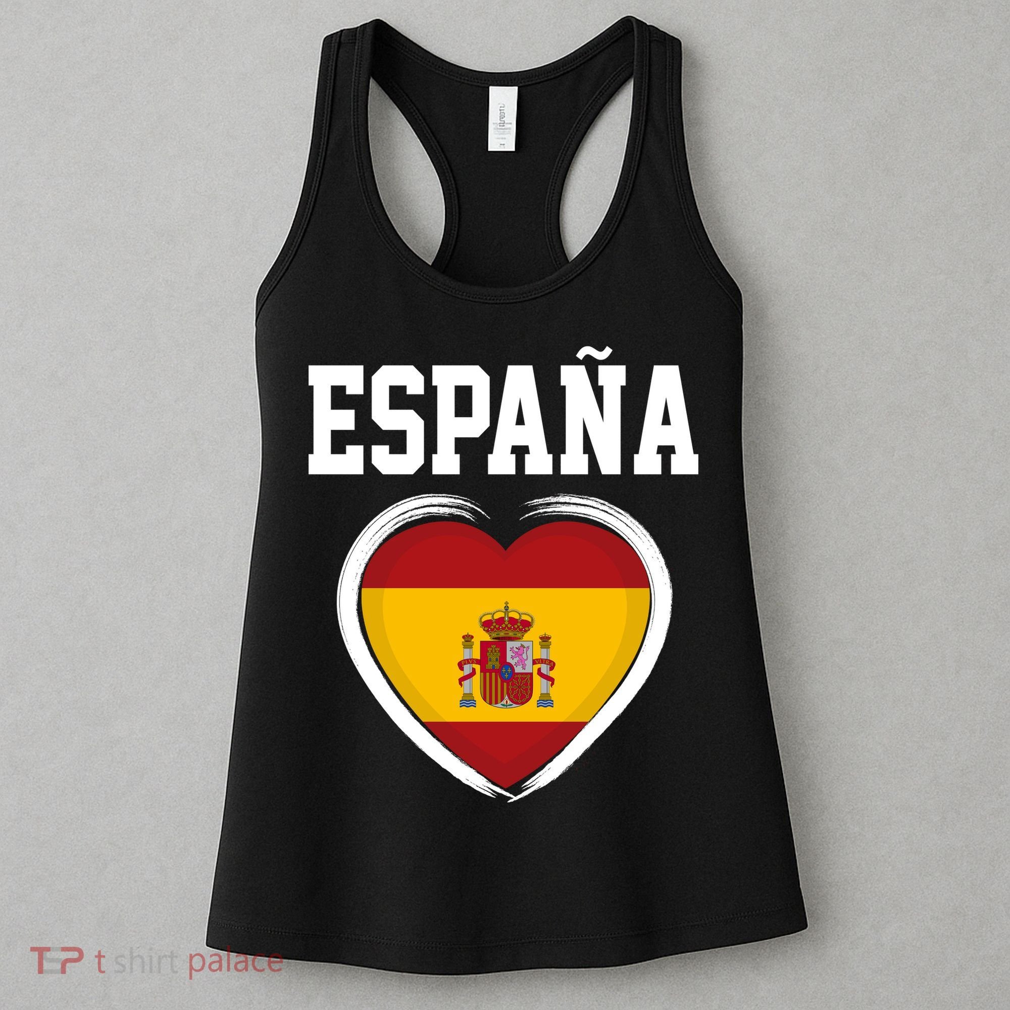 Spain & Espana Soccer & Football Flag Women's Tank Top
