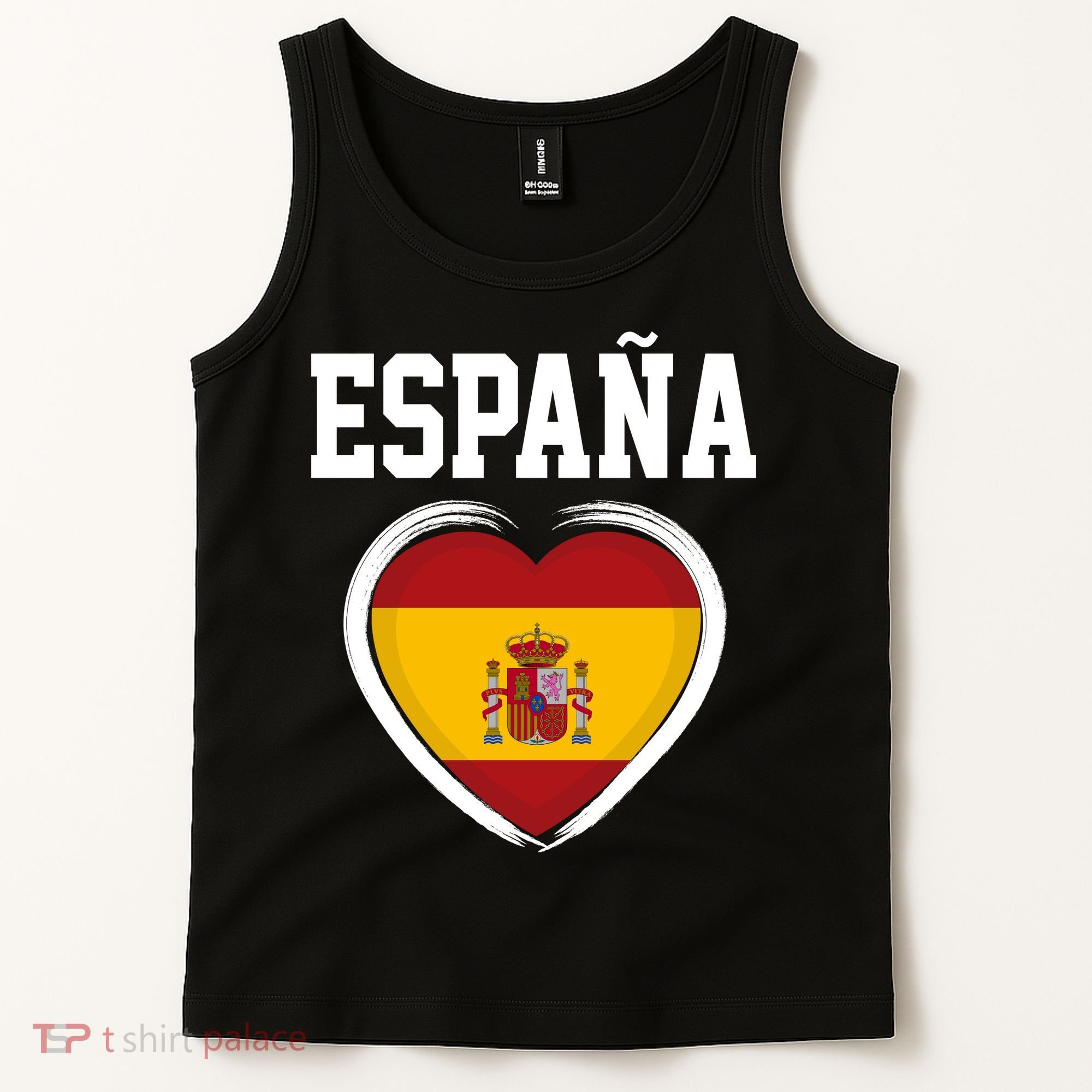 Spain & Espana Soccer & Football Flag Tank Top
