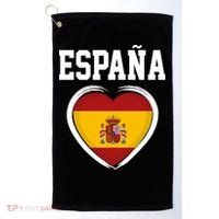 Spain & Espana Soccer & Football Flag Golf Towel thumb 0