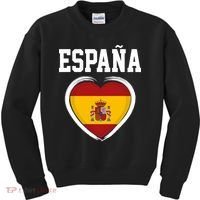 Spain & Espana Soccer & Football Flag Kids Sweatshirt thumb 0