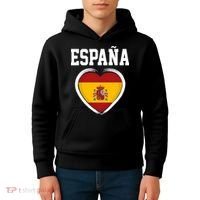 Spain & Espana Soccer & Football Flag Kids Hoodie thumb 4