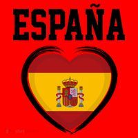 Spain & Espana Soccer & Football Flag Santa Hat thumb 1