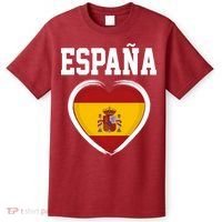 Spain & Espana Soccer & Football Flag T-Shirt thumb 0