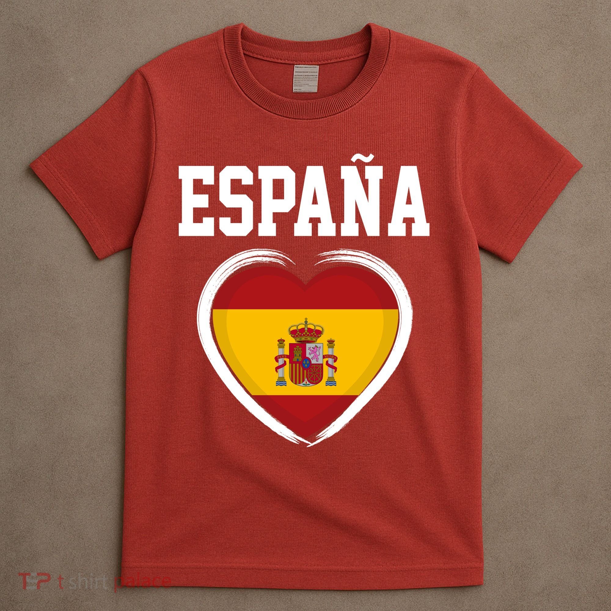Spain & Espana Soccer & Football Flag T-Shirt