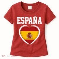 Spain & Espana Soccer & Football Flag Women's T-Shirt thumb 0