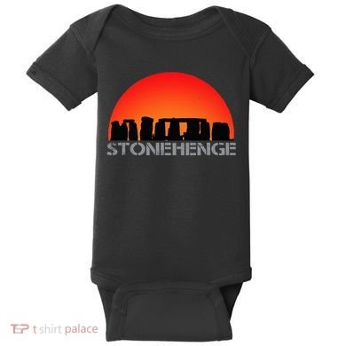 Stonehenge England Stones Archaeologist Wonders Gift Baby Bodysuit