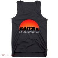 Stonehenge England Stones Archaeologist Wonders Gift Tank Top thumb 0