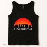Stonehenge England Stones Archaeologist Wonders Gift Tank Top thumb 2