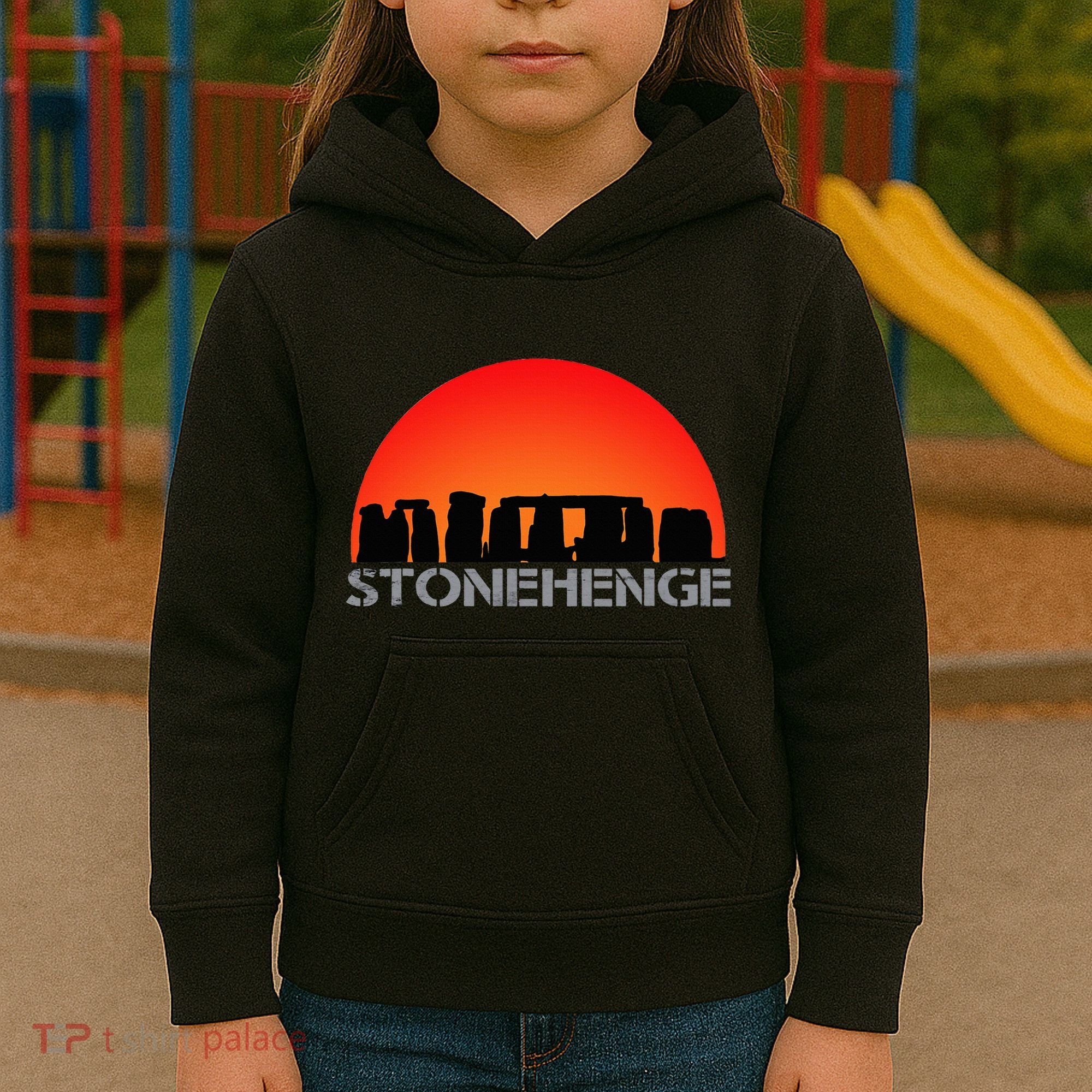 Stonehenge England Stones Archaeologist Wonders Gift Kids Hoodie