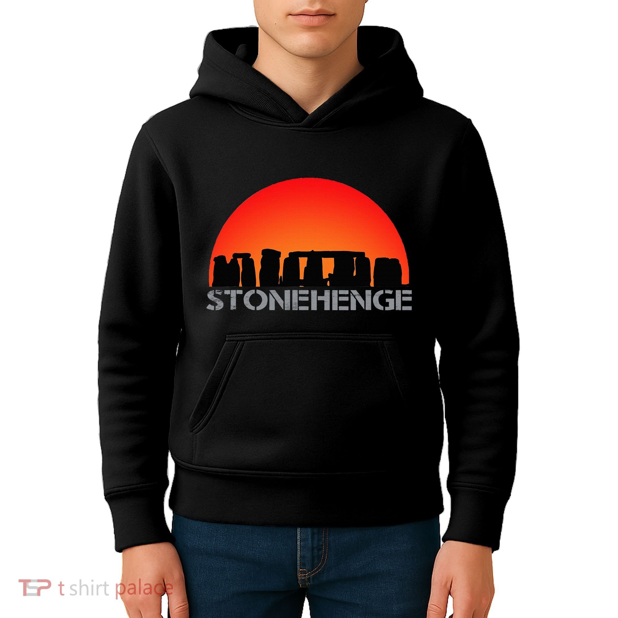 Stonehenge England Stones Archaeologist Wonders Gift Kids Hoodie