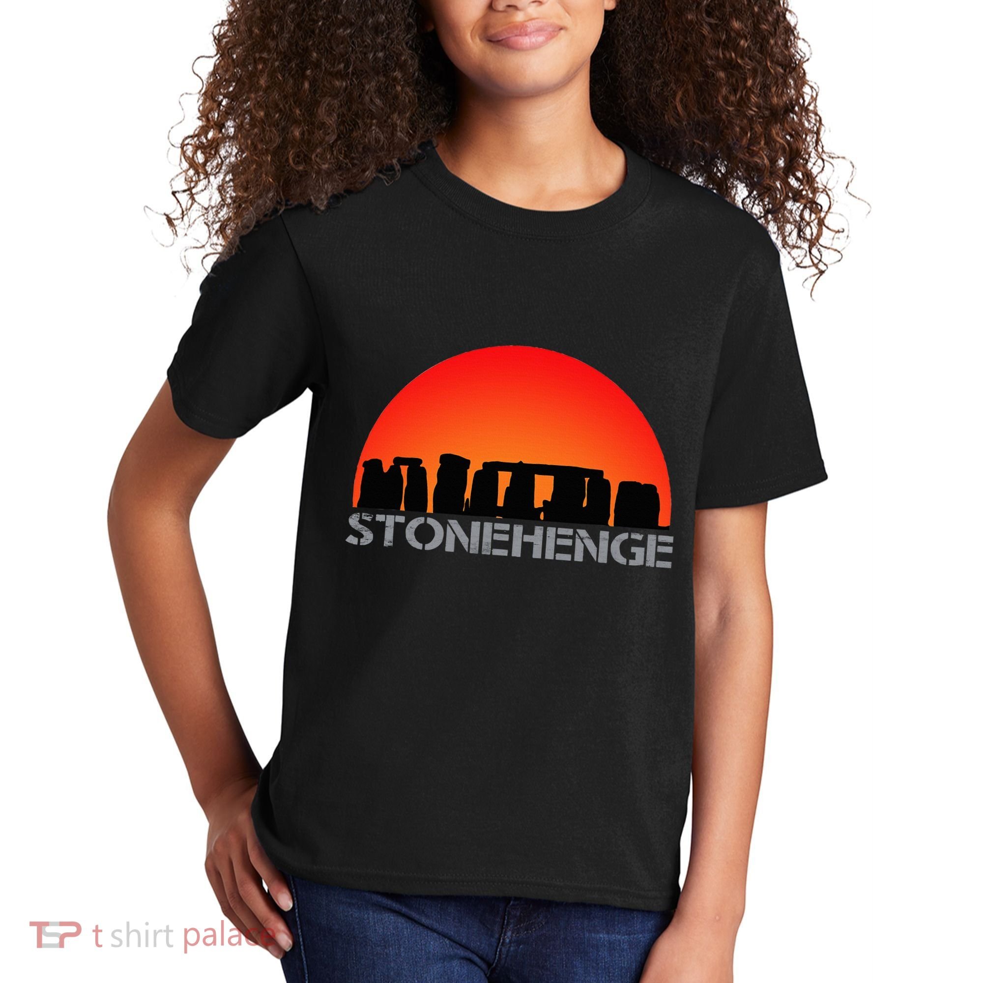 Stonehenge England Stones Archaeologist Wonders Gift Kids T-Shirt