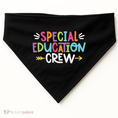 Special Educators Special Ed Teacher Special Education Crew USA-Made Doggie Bandana