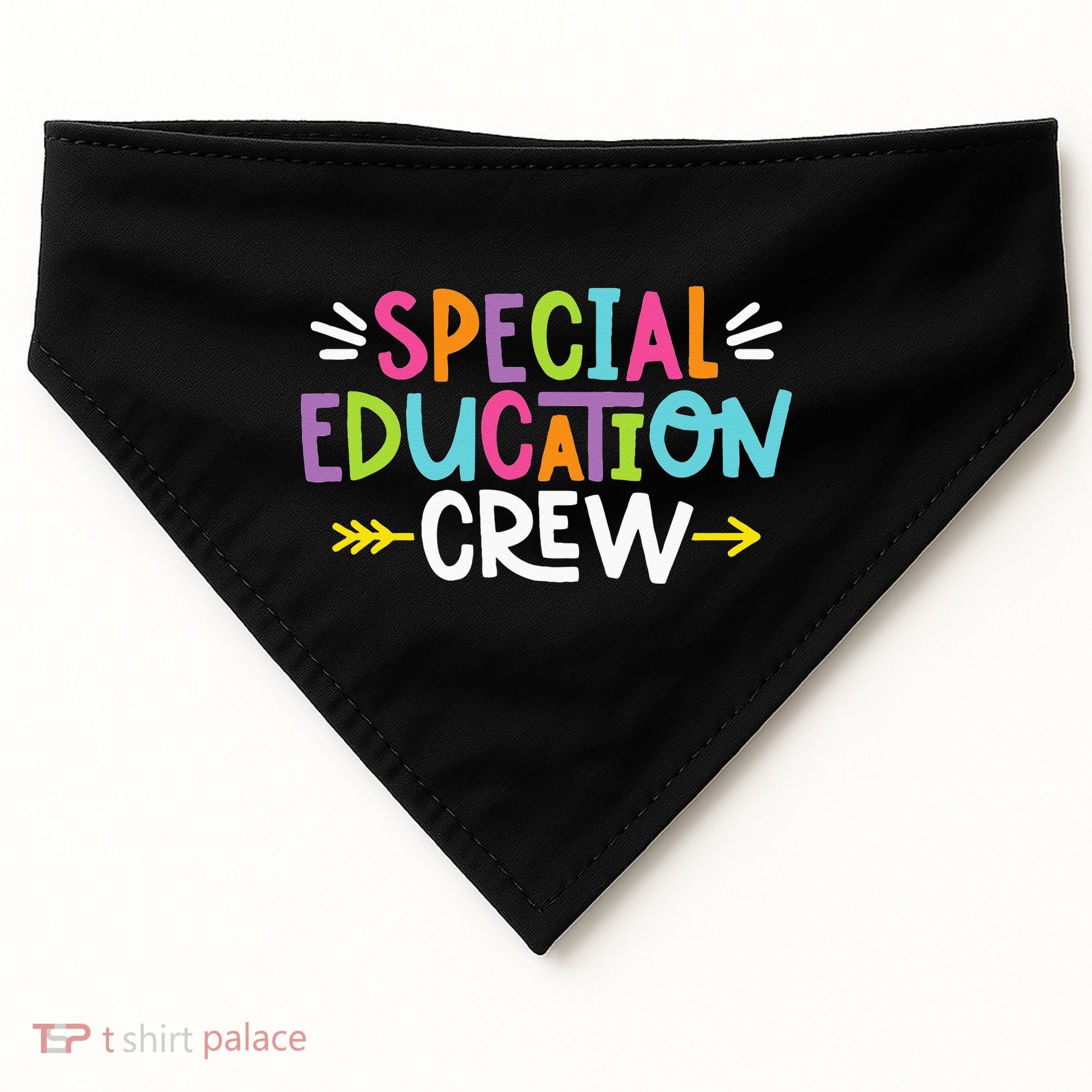 Special Educators Special Ed Teacher Special Education Crew USA-Made Doggie Bandana