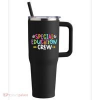 Special Educators Special Ed Teacher Special Education Crew 40oz Vacuum Insulated Stainless Steel Travel Tumbler thumb 0