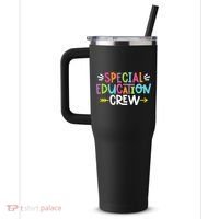 Special Educators Special Ed Teacher Special Education Crew 40oz Vacuum Insulated Stainless Steel Travel Tumbler thumb 2