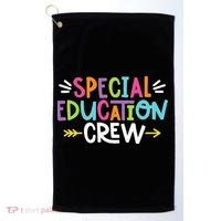 Special Educators Special Ed Teacher Special Education Crew Golf Towel thumb 0