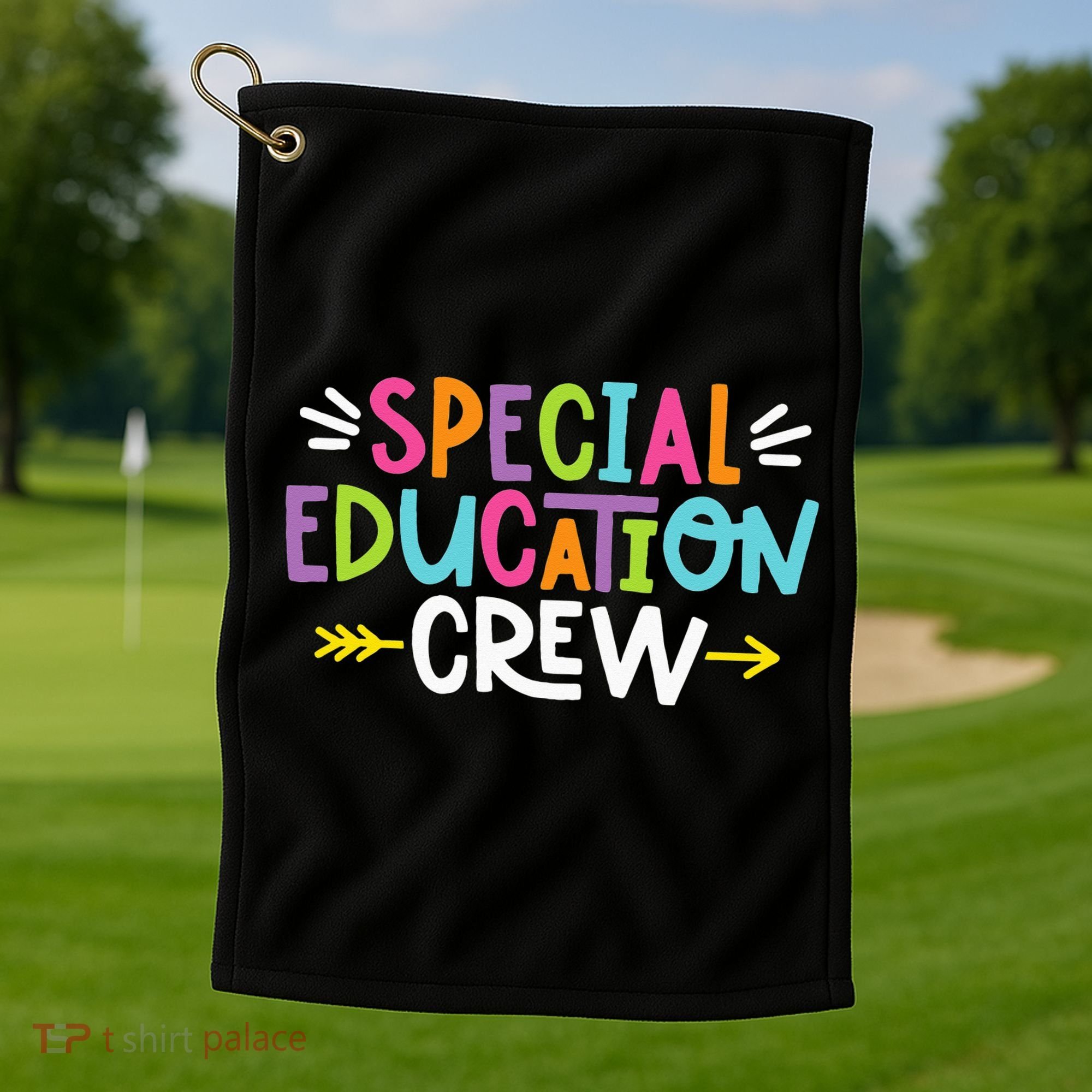 Special Educators Special Ed Teacher Special Education Crew Golf Towel