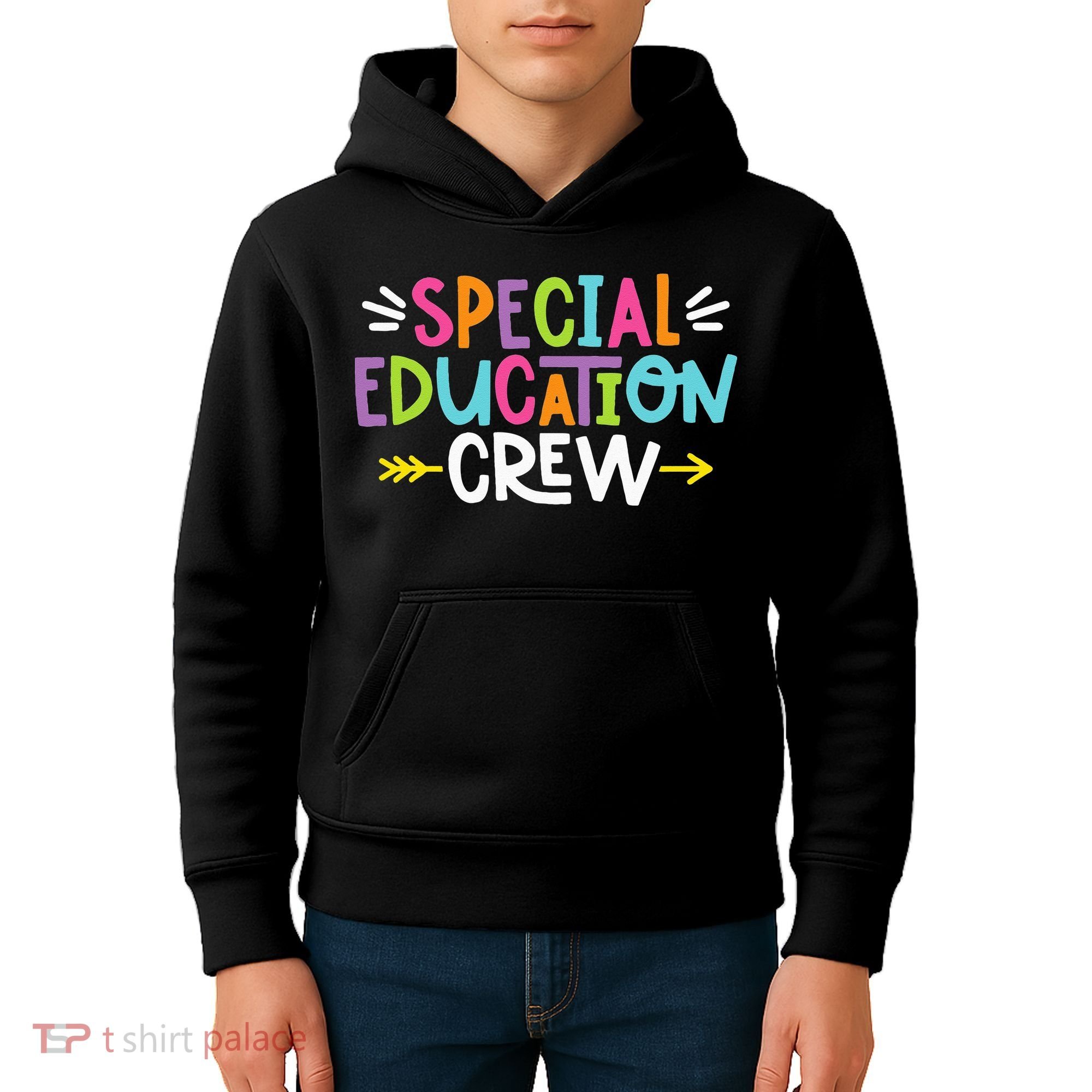 Special Educators Special Ed Teacher Special Education Crew Kids Hoodie