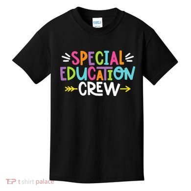 Special Educators Special Ed Teacher Special Education Crew Kids T-Shirt