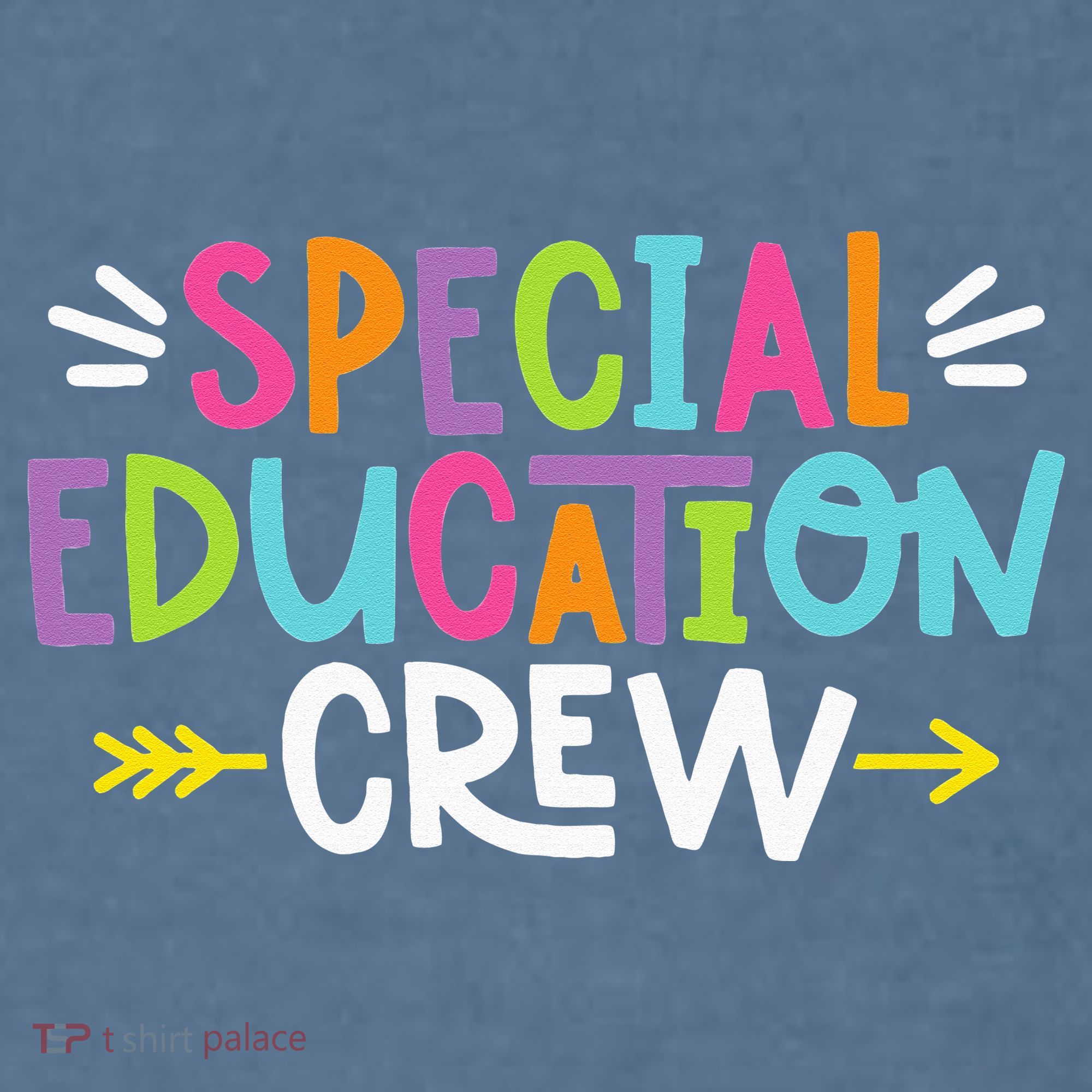 Special Educators Special Ed Teacher Special Education Crew Garment-Dyed Sweatshirt